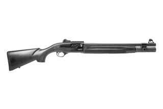 Beretta 1301 Tactical standard grip semi automatic 12 gauge shotgun with 18.5 inch barrel, 3 inch chamber, and magazine extension.